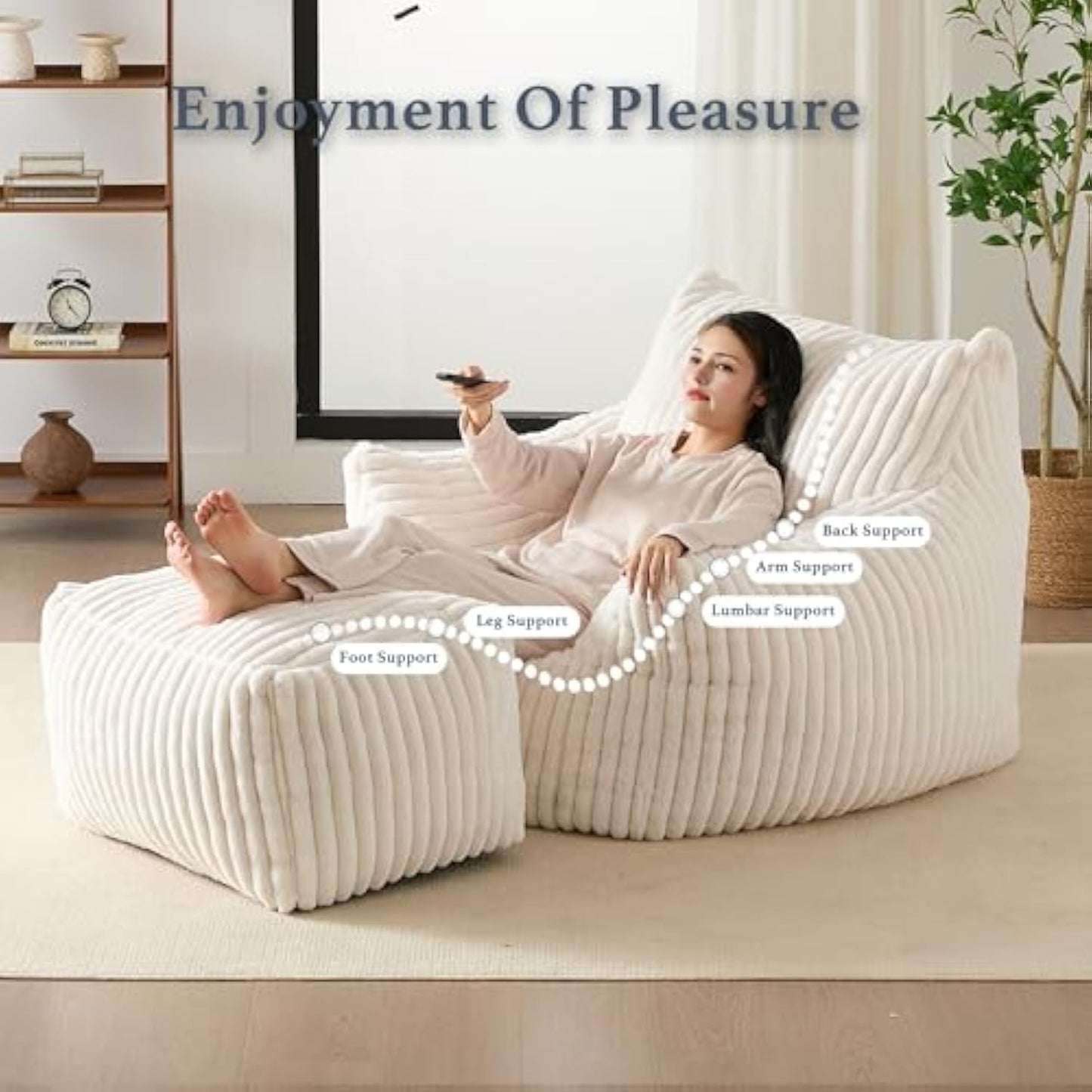 Ultimate Comfort Bean Bag Chair — Your Personal Relaxation Pod!