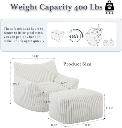 Ultimate Comfort Bean Bag Chair — Your Personal Relaxation Pod!