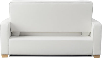 Serta Ainsley Convertible Loveseat — 3-in-1 Sofa, Lounger & Bed