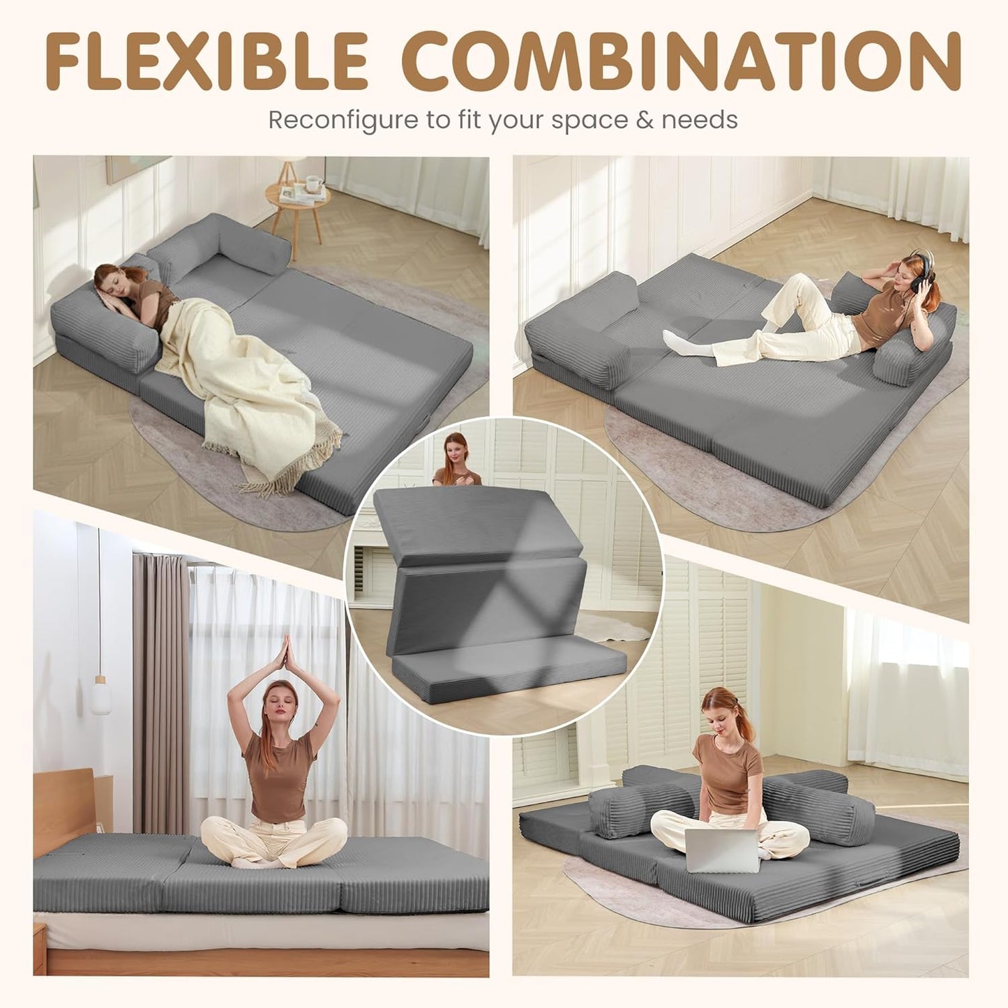 The 5-in-1 Magic Sofa Bed — Your Living Room’s Ultimate Shape-Shifter!