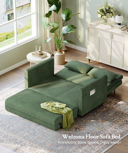 The Sofa That Lives With You! 🌟 6-in-1 Convertible Corduroy Sleeper