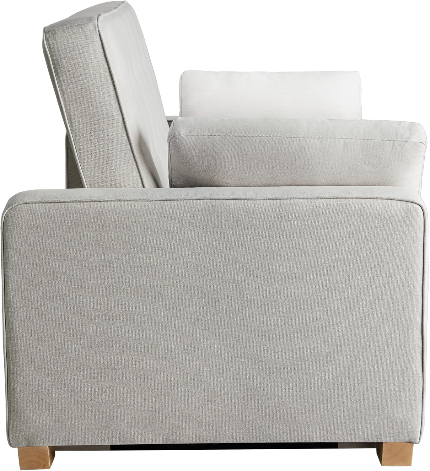 Serta Ainsley Convertible Loveseat — 3-in-1 Sofa, Lounger & Bed
