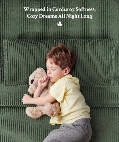 The Sofa That Lives With You! 🌟 6-in-1 Convertible Corduroy Sleeper