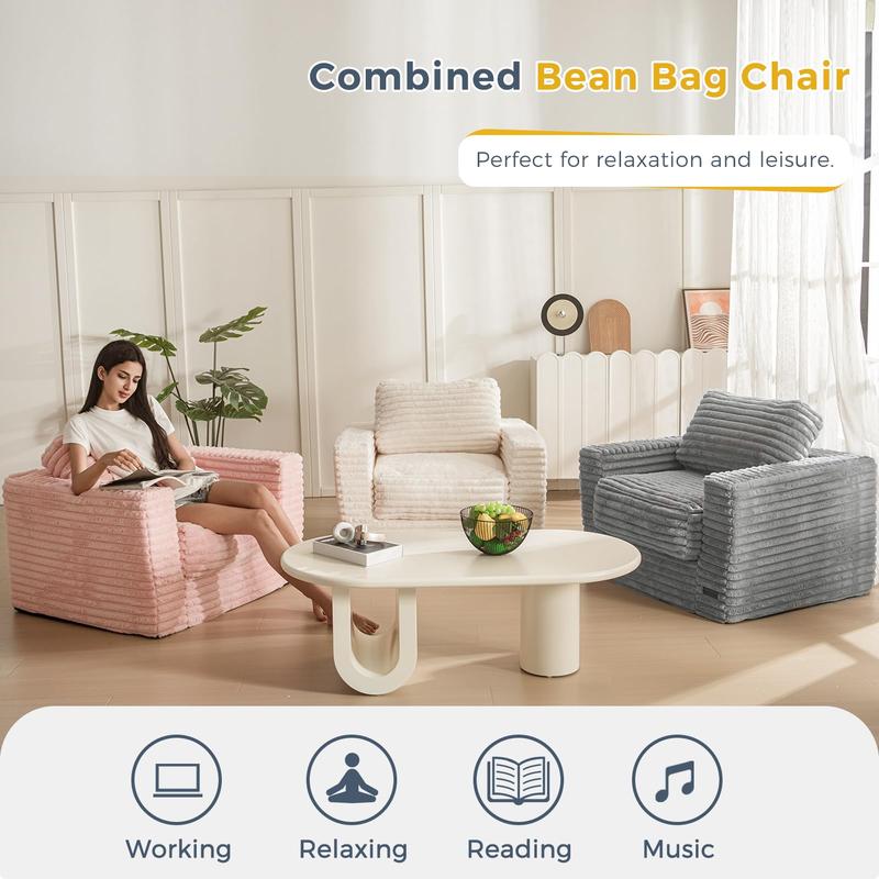 Cloud Comfort Bean Bag Chair — Your Fluffy Throne Awaits!