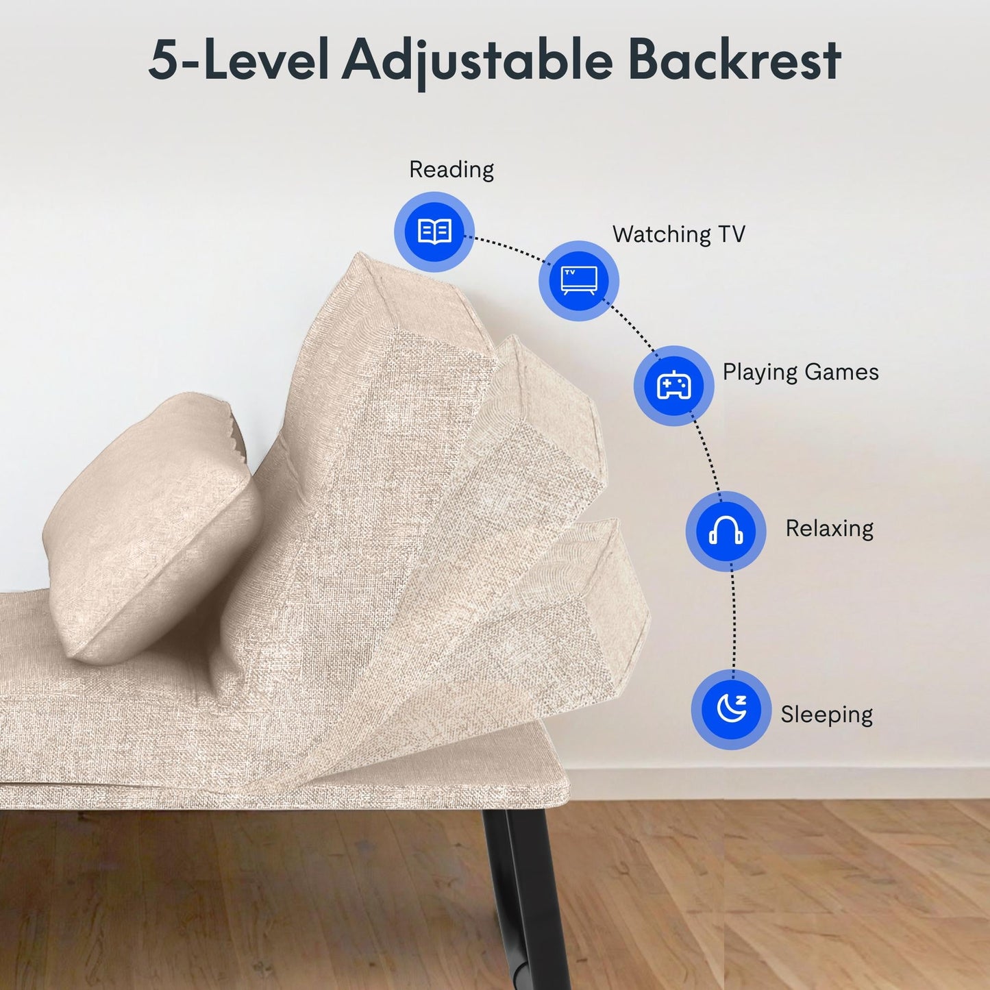 4-in-1 Convertible Sleeper Chair