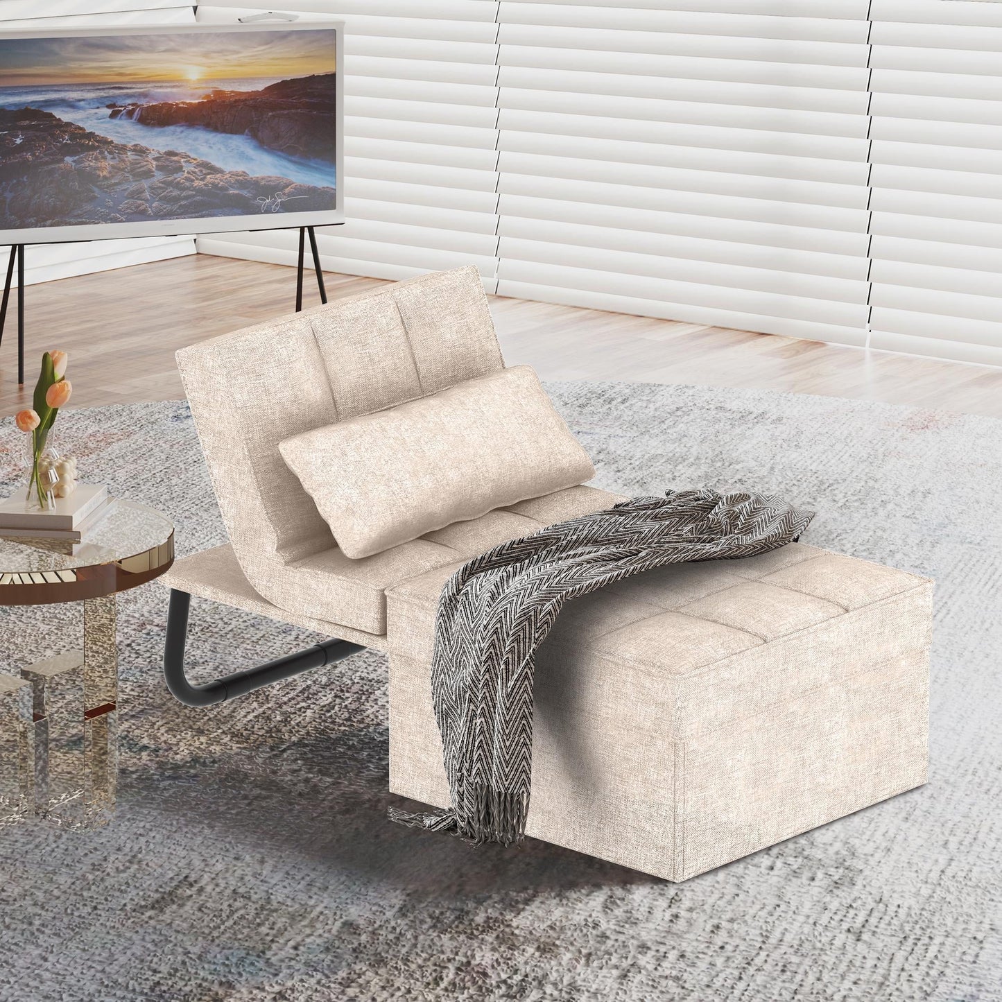 4-in-1 Convertible Sleeper Chair