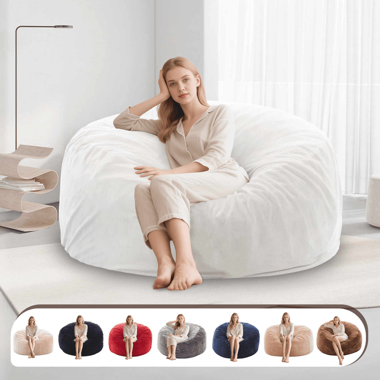 Memory Foam Bean Bag Chair