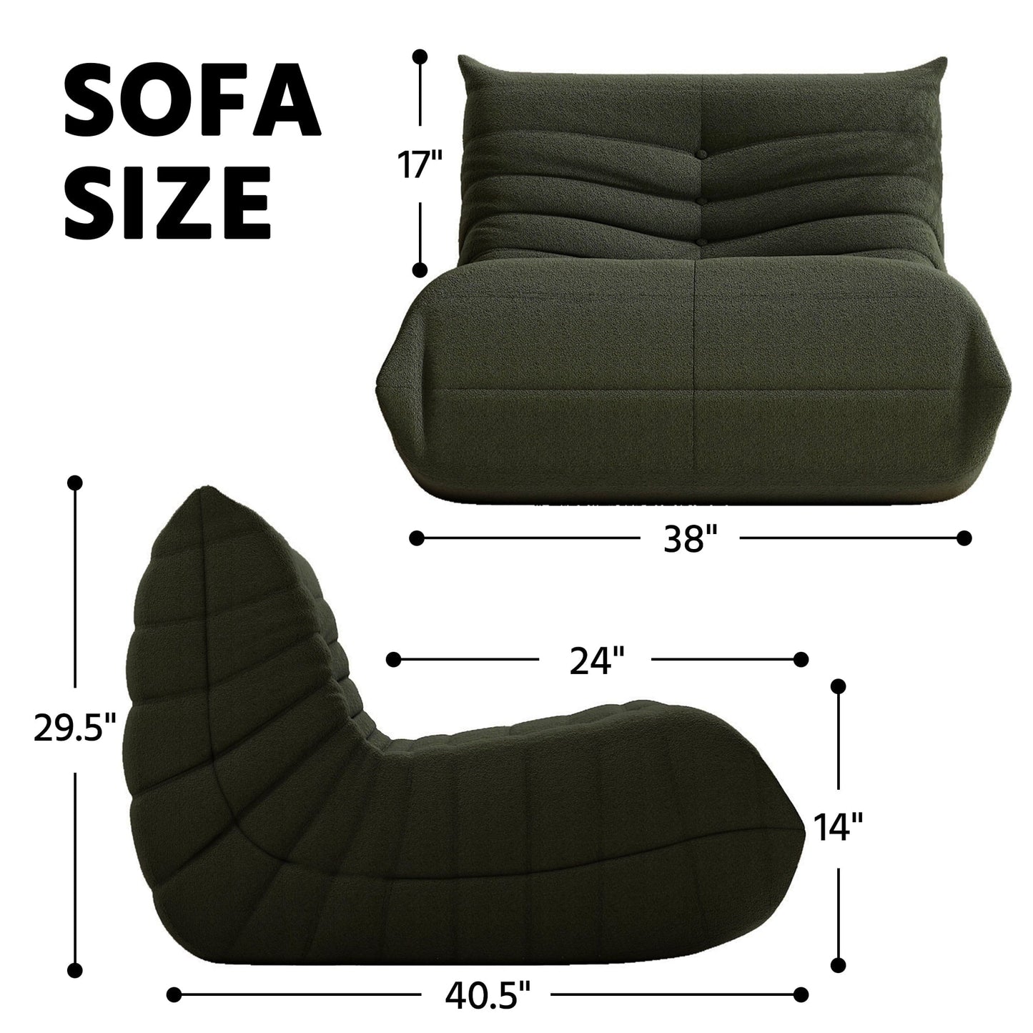 Ergonomic Support Bean Bag